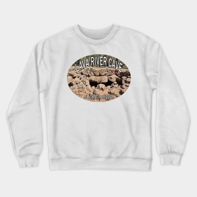 Lava River Cave Flagstaff, Arizona Crewneck Sweatshirt by stermitkermit